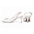 Sandália Slingback com Laço Salto Médio Fino Off White Torricella AVS 200.37A - Imagem 2