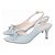 Sandália Slingback com Laço Salto Médio Fino Azul Torricella AVS 200.37C - Imagem 3