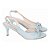 Sandália Slingback com Laço Salto Médio Fino Azul Torricella AVS 200.37C - Imagem 4