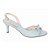 Sandália Slingback com Laço Salto Médio Fino Azul Torricella AVS 200.37C - Imagem 1