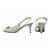 Sandália Slingback com Laço Salto Médio Fino Verde Torricella AVS 200.37D - Imagem 2