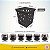 Kit com 12 Cesto Multiuso Quadrado Preto - Imagem 4