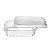 POTE RETANGULAR COM TAMPA 250ML PACOTE COM 24 UNIDADES - Imagem 2