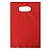 SACOLA 30X40 VERMELHA ALÇA VAZADA PACOTE C/100 UNIDADES - Imagem 2