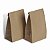 SACO SOS PARDO LISO M 19,5X12X26CM C/50 UNIDADES - Imagem 2