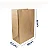 SACO SOS PARDO LISO GG 30X20X36CM C/50 UNIDADES - Imagem 3