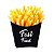 CAIXA BATATA FRITA GRANDE PRETA C/50 - Imagem 2