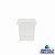 BALDE PLASTICO QUADRADO 220ML COM TAMPA 100 UNIDADES - Imagem 4