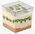 CAIXA ACRILÍCA 8X8X8 TRANSPARENTE PACOTE COM 10 UNIDADES - Imagem 3
