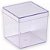 CAIXA ACRILÍCA 8X8X8 TRANSPARENTE PACOTE COM 10 UNIDADES - Imagem 2