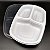 G 331 850ML 3 DIV FDO BRANCO C/100 268X183X40 850ML - Imagem 3