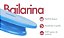 BAILARINA GIRATÓRIA AZUL TIFFANY 29,5CM UNIDADE - Imagem 1