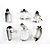 JOGO NATALINO 8,5X1,5CM INOX CONTEM 6 UND - Imagem 1