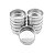 FORMA PAO DE MEL N3 7,3X2,7CM ALUMINIO C/12 UND - Imagem 3