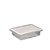 G 306 POTE RETANGULAR 500ML CRISTAL C/100 - Imagem 2