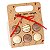 MALETA BLISTER 6 DOCES AMOR DOCE C/10 UND 17X13X3,5CM - Imagem 1
