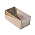 CAIXA KRAFT TAMPA TRANSP 2 DOCES C/10 UND 4X8X4CM - Imagem 1