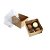 CAIXA KRAFT TAMPA TRANSP 4 DOCES C/10 UND 4X8X8CM - Imagem 2