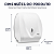 DISPENSER PAPEL TOALHA INTERFOLHADO VELOX BRANCO PAREDE - Imagem 2
