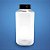 FR PL 500ML TRANSP C/TAMPA DOUBLE PRETA - Imagem 3