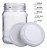 KIT 24 POTE AZ 100 200ML COM TAMPA 58 BRANCA - Imagem 1