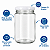 KIT 24 POTE AZ 200 BAIXO 355 ML C/ TAMPA 63 BRANCA - Imagem 3