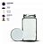 KIT 24 POTE AZ 200 BAIXO 350 ML C/ TAMPA 63 BRANCA - Imagem 1