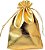 SACO FIBRA METALIZADO DOURADO 13X18CM PACOTE C/10 UNIDADES - Imagem 3