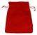 SACO AVELUDADO VERMELHO 13X18CM PACOTE C/10 UNIDADES - Imagem 3
