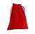 SACO AVELUDADO VERMELHO 13X18CM PACOTE C/10 UNIDADES - Imagem 2