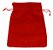SACO AVELUDADO VERMELHO 13X18CM PACOTE C/10 UNIDADES - Imagem 3