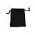 SACO AVELUDADO PRETO 13X18CM PACOTE C/10 UNIDADES - Imagem 1