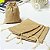 SACO FIBRA LINHO ESCURO 10X12CM PACOTE C/10 UNIDADES - Imagem 3