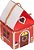 CAIXA CASINHA MINI PANETONE CIDADE DO NATAL C/10 UND 17X10X10M - Imagem 2
