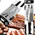 KIT CHURRASCO DESIGN 2 PCS - FACA E GARFO - Imagem 2