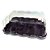G 70F TORTA RETANGULAR GRANDE FLOWER 3KG BASE PRETA C/40 UND - Imagem 3
