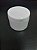 POTE PLAST 60ML TRANSP COM TAMPA BRANCA C/10 UNID - Imagem 1