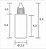 FRASCO 20ML CONTA GOTAS C/ TAMPA 10 UND - Imagem 2