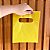 SACOLA AD 15X20 AMARELA ALCA VAZADA C/50 - Imagem 1
