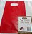 SACOLA 20X30 VERMELHA ALÇA VAZADA C/100 - Imagem 2