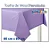 TOALHA MESA PL LILAS 80X80 C/10 - Imagem 1