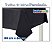 TOALHA MESA LISA PRETO 80X80 C/10 - Imagem 1