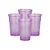 COPOS 300ML GOLD NEON LILAS (ROXO) C/50 UND - Imagem 2