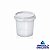 BALDE PLASTICO REDONDO 220ML COM TAMPA 100 UNIDADES - Imagem 4