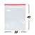 SACO ZIP LOCK N.12 35X45CM C/100 UND - Imagem 1