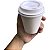 COPO TERMICO DE PAPEL BRANCO 180ML C/25 UND - Imagem 1