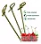 ESPETO BAMBU KNOTTED STICK 9CM C/50 - Imagem 1