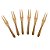 KIT MINI GARFOS BAMBU PLASVALE C/6 UND - Imagem 1