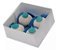CAIXA FUNDO BRANCO BASIC 4 DOCES TAMPA TRANSPARENTE PCT C/10 UND - Imagem 1