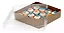 CAIXA FDO KRAFT 16 DOCES TAMPA TRANSPARENTE PCT C/10 UND - Imagem 1